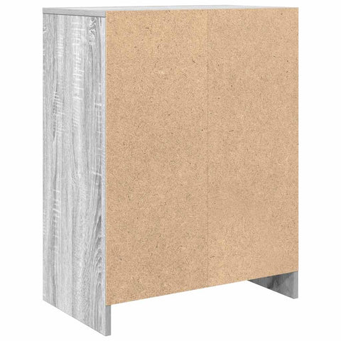 vidaXL Sideboard Grey Sonoma 57x34x76 cm Engineered Wood