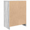 vidaXL Sideboard Grey Sonoma 57x34x76 cm Engineered Wood
