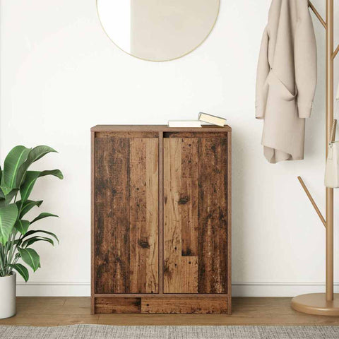 vidaXL Sideboard Old Wood 57x34x76 cm Engineered Wood