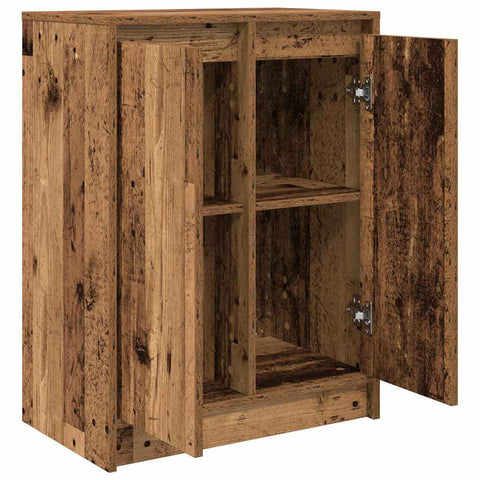 vidaXL Sideboard Old Wood 57x34x76 cm Engineered Wood