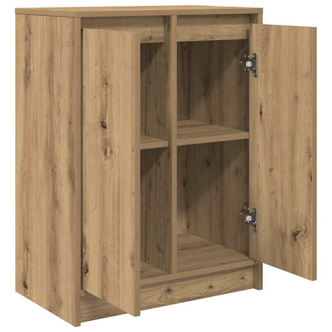 vidaXL Sideboard Artisan Oak 57x34x76 cm Engineered Wood