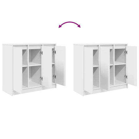vidaXL Sideboard White 85x34x76 cm Engineered Wood