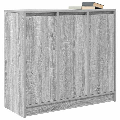vidaXL Sideboard Grey Sonoma 85x34x76 cm Engineered Wood
