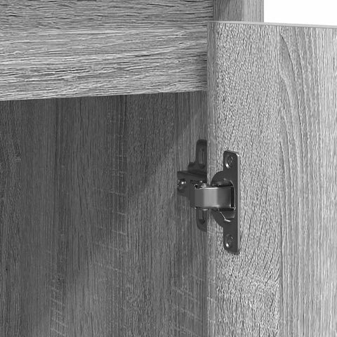 vidaXL Sideboard Grey Sonoma 85x34x76 cm Engineered Wood