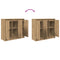 vidaXL Sideboard Artisan Oak 85x34x76 cm Engineered Wood