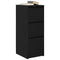 vidaXL Sideboard Black Oak 29.5x34x76 cm Engineered Wood