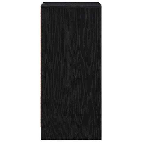vidaXL Sideboard Black Oak 29.5x34x76 cm Engineered Wood