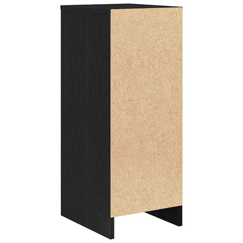 vidaXL Sideboard Black Oak 29.5x34x76 cm Engineered Wood