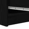 vidaXL Sideboard Black Oak 29.5x34x76 cm Engineered Wood
