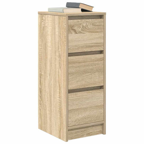 vidaXL Sideboard Sonoma Oak 29.5x34x76 cm Engineered Wood