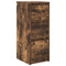 vidaXL Sideboard Smoked Oak 29.5x34x76 cm Engineered Wood