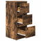 vidaXL Sideboard Smoked Oak 29.5x34x76 cm Engineered Wood