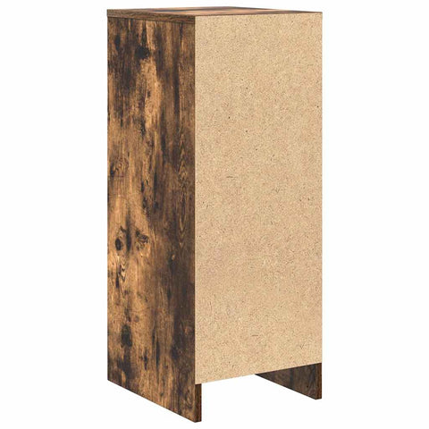 vidaXL Sideboard Smoked Oak 29.5x34x76 cm Engineered Wood