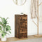vidaXL Sideboard Smoked Oak 29.5x34x76 cm Engineered Wood
