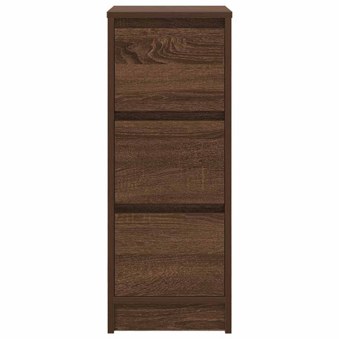 vidaXL Sideboard Brown Oak 29.5x34x76 cm Engineered Wood