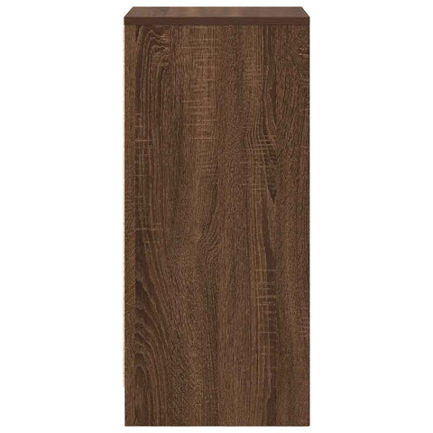 vidaXL Sideboard Brown Oak 29.5x34x76 cm Engineered Wood