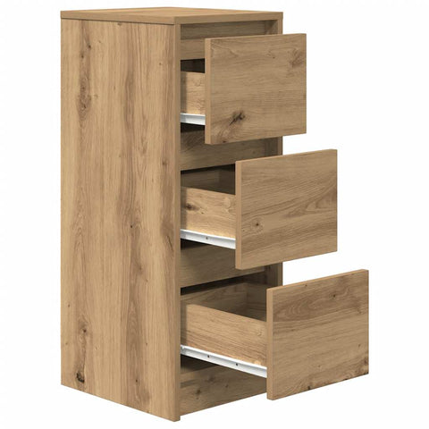 vidaXL Sideboard Artisan Oak 29.5x34x76 cm Engineered Wood