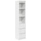vidaXL Highboard White 37.5x35x180 cm Engineered Wood