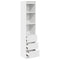 vidaXL Highboard White 37.5x35x180 cm Engineered Wood