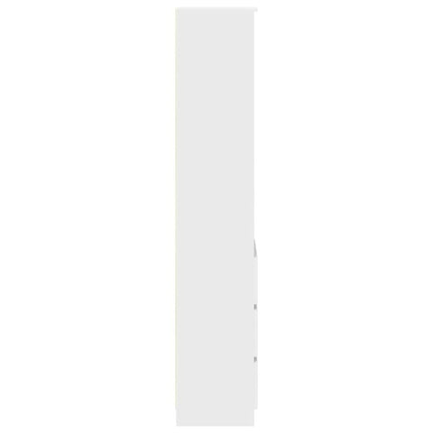 vidaXL Highboard White 37.5x35x180 cm Engineered Wood