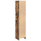 vidaXL Highboard Smoked Oak 37.5x35x180 cm Engineered Wood