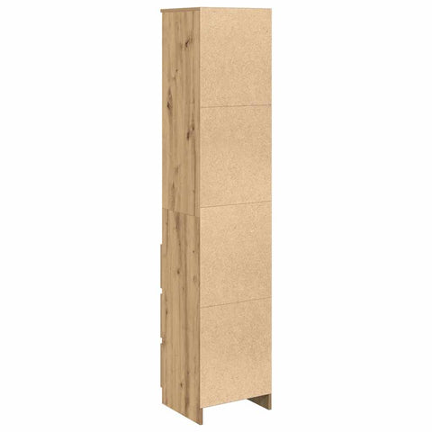 vidaXL Highboard Artisan Oak 37.5x35x180 cm Engineered Wood