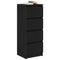 vidaXL Sideboard Black Oak 37.5x35x99 cm Engineered Wood
