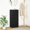 vidaXL Sideboard Black Oak 37.5x35x99 cm Engineered Wood