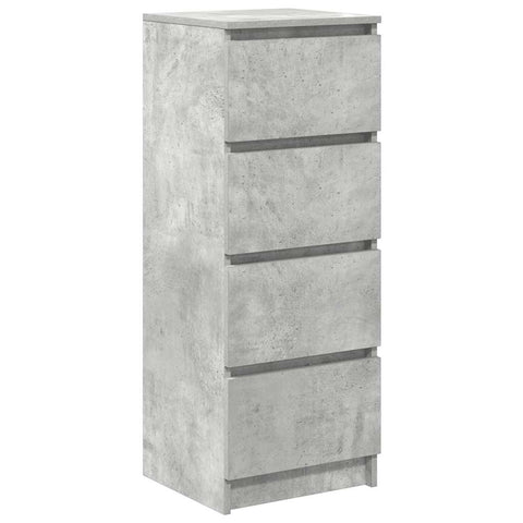 vidaXL Sideboard Concrete Grey 37.5x35x99 cm Engineered Wood