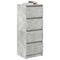 vidaXL Sideboard Concrete Grey 37.5x35x99 cm Engineered Wood