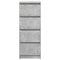 vidaXL Sideboard Concrete Grey 37.5x35x99 cm Engineered Wood