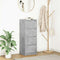 vidaXL Sideboard Concrete Grey 37.5x35x99 cm Engineered Wood