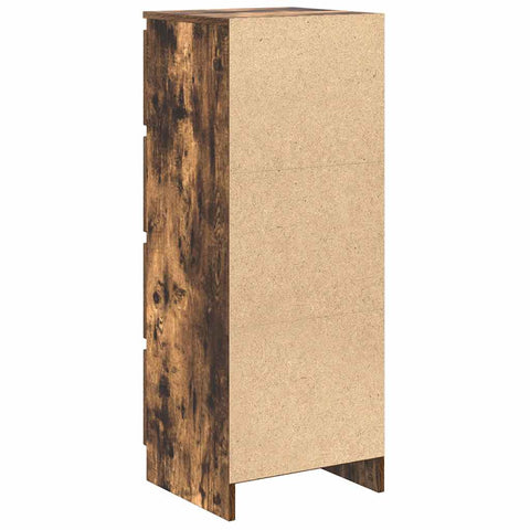 vidaXL Sideboard Smoked Oak 37.5x35x99 cm Engineered Wood