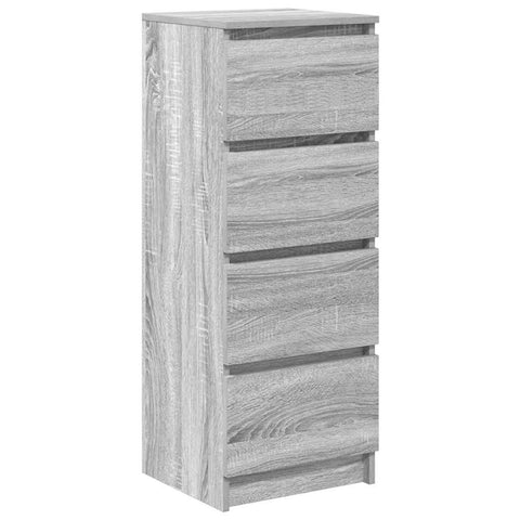 vidaXL Sideboard Grey Sonoma 37.5x35x99 cm Engineered Wood