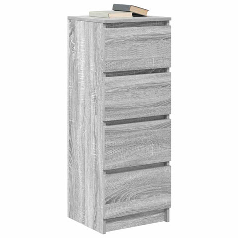 vidaXL Sideboard Grey Sonoma 37.5x35x99 cm Engineered Wood