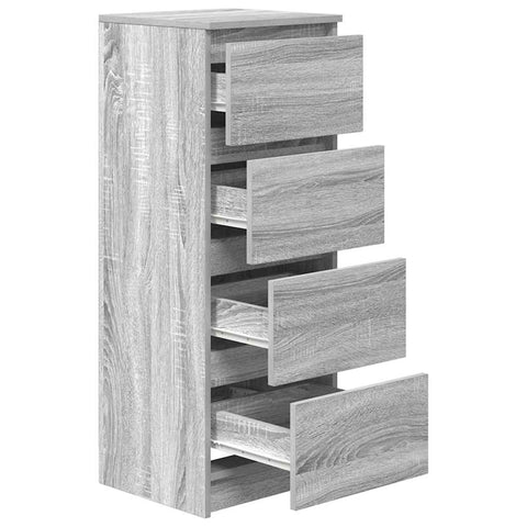 vidaXL Sideboard Grey Sonoma 37.5x35x99 cm Engineered Wood