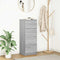 vidaXL Sideboard Grey Sonoma 37.5x35x99 cm Engineered Wood