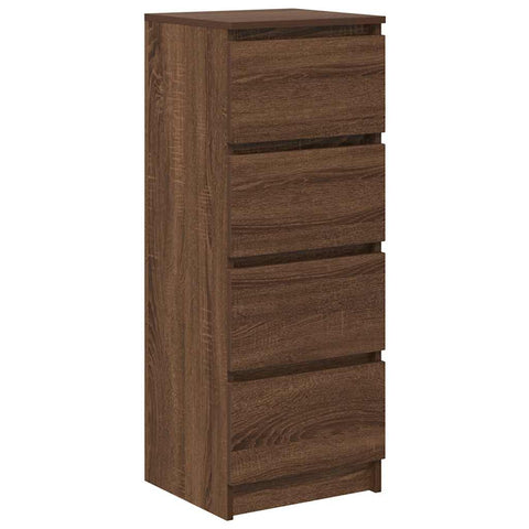 vidaXL Sideboard Brown Oak 37.5x35x99 cm Engineered Wood