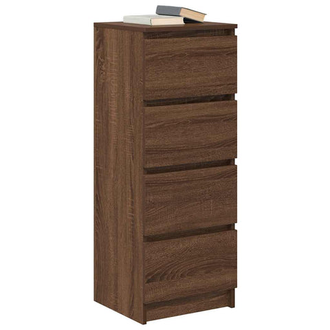 vidaXL Sideboard Brown Oak 37.5x35x99 cm Engineered Wood