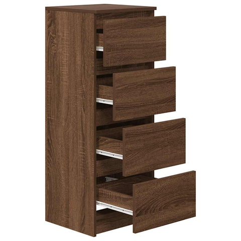 vidaXL Sideboard Brown Oak 37.5x35x99 cm Engineered Wood