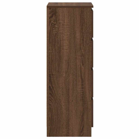 vidaXL Sideboard Brown Oak 37.5x35x99 cm Engineered Wood