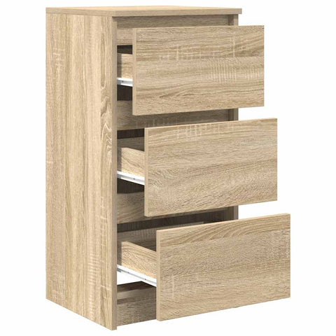 vidaXL Sideboard Sonoma Oak 37.5x35x76 cm Engineered Wood