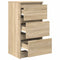 vidaXL Sideboard Sonoma Oak 37.5x35x76 cm Engineered Wood
