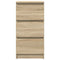 vidaXL Sideboard Sonoma Oak 37.5x35x76 cm Engineered Wood