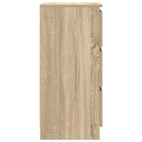 vidaXL Sideboard Sonoma Oak 37.5x35x76 cm Engineered Wood