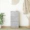 vidaXL Sideboard Concrete Grey 37.5x35x76 cm Engineered Wood