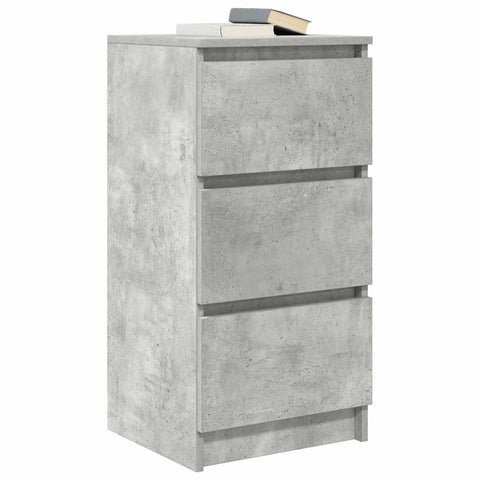 vidaXL Sideboard Concrete Grey 37.5x35x76 cm Engineered Wood
