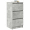 vidaXL Sideboard Concrete Grey 37.5x35x76 cm Engineered Wood