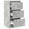 vidaXL Sideboard Concrete Grey 37.5x35x76 cm Engineered Wood