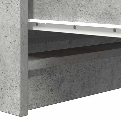 vidaXL Sideboard Concrete Grey 37.5x35x76 cm Engineered Wood